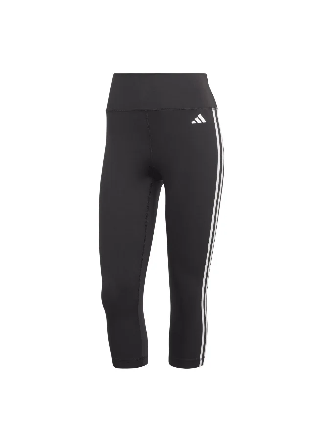 Adidas adidas workout essentials 3-stripes high waisted 3/4 women leggings