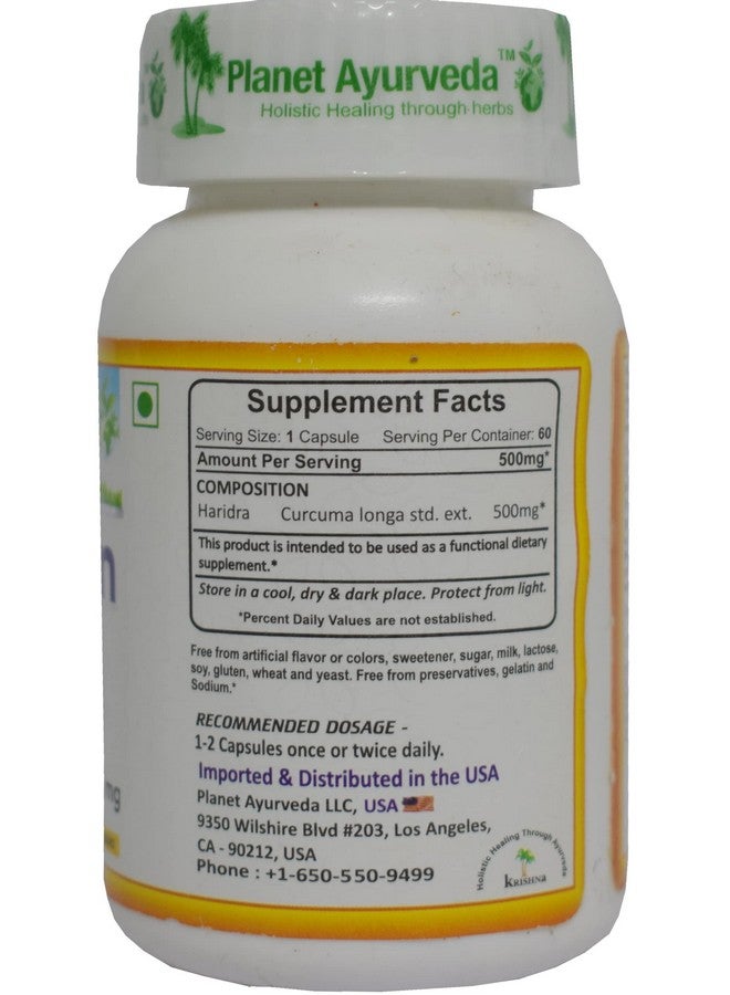 Planet Ayurveda Curcumin Capsules, 60 Capsules, Pack of 1 - Image 2