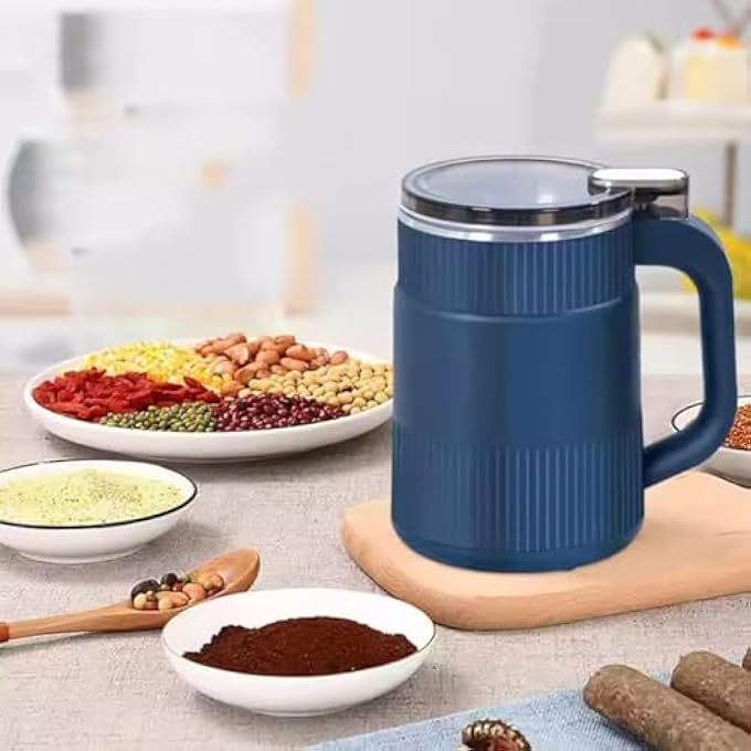 سکیلو مطحنة القهوة الكهربائية بالتوابل 240 واط بمحرك قوي شفرة من الفولاذ المقاوم للصدأ سعة 100 جرام قاعدة محرك قابلة للإزالة متعددة الأغراض لحبوب القهوة والمكسرات والتوابل والبذور والأعشاب - Image 1