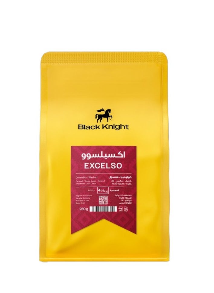 Coffee Bean Excelso Colompia 250g For Espresso And Filter