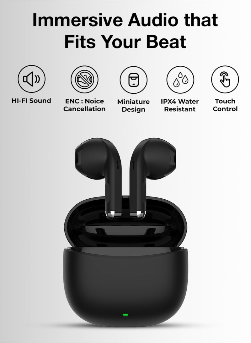 Charome A45 Grace Wireless Bluetooth Headset with IPX4 Waterproof, 20 Hour Playback, and Type C Fast Charging - Image 2