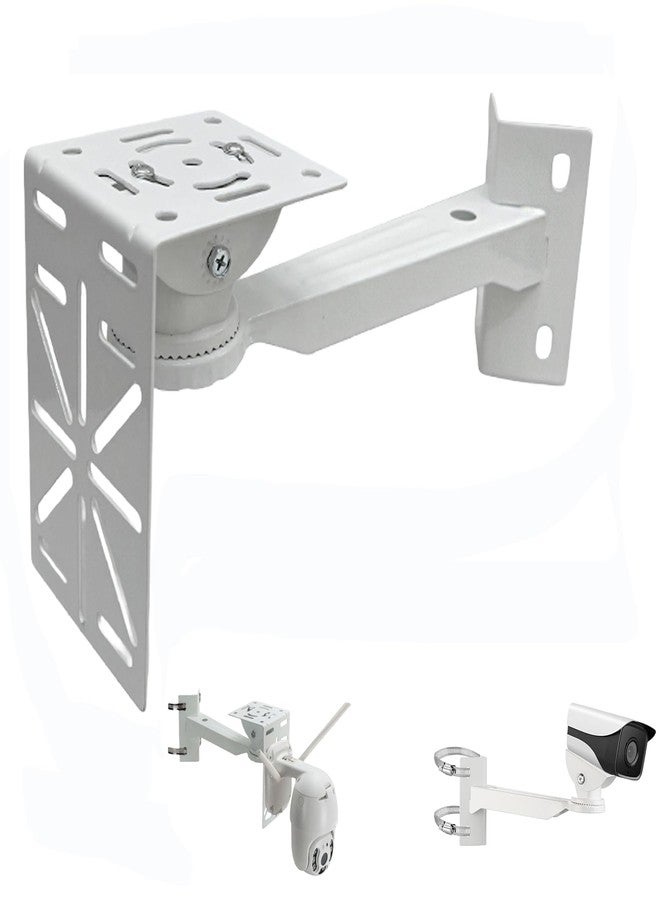 Nvrttrr L-Shape Dome Camera Bracket, Wall Ceiling Mount For Security Camera, Mount, (L-Bracket +Vertical Pole Bracket+Hoop 7.8 In ) - Image 4