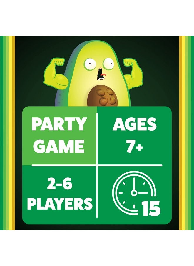 Exploding Kittens LLC Exploding Kittens Presents Throw Avocado A Dodgeball Card Sequel And Expansion Set Family Friendly Card Games For Adults Teens & Kids 2 6 Players Ages 7 And Up 120 Cards  - Image 2