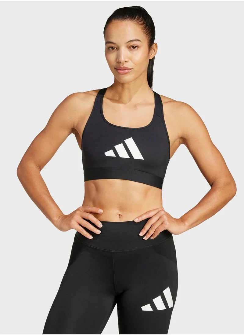 اديداس Powerreact Big Logo Graphic Bra