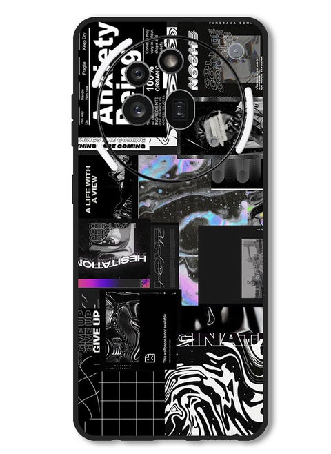 Case Compatible with Nothing Phone 3a Pro Protection Shockproof Bumper Cover Anxiety Being 2