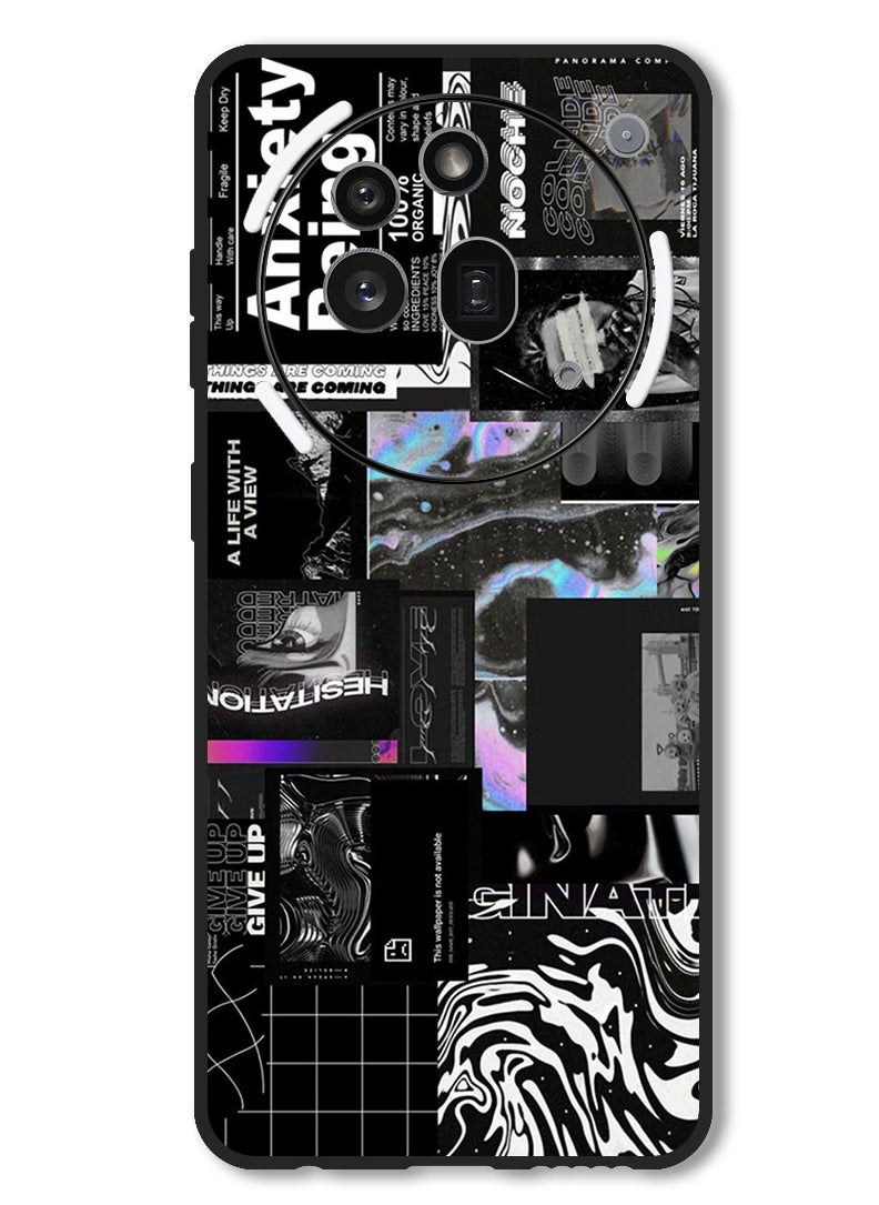 Case Compatible with Nothing Phone 3a Pro Protection Shockproof Bumper Cover Anxiety Being 2