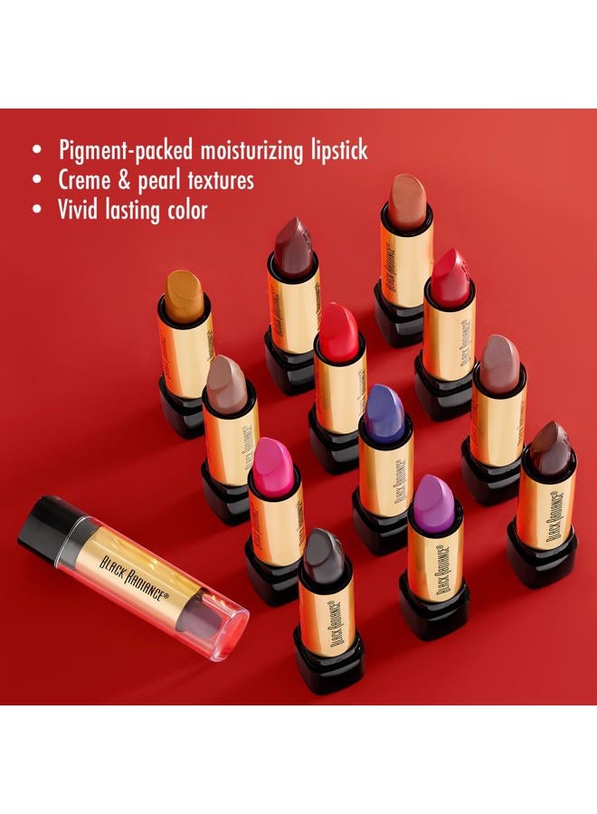 Black Radiance Perfect Tone Lipstick Lip Color, Eldorado Red, 0.13 Ounce - Image 2