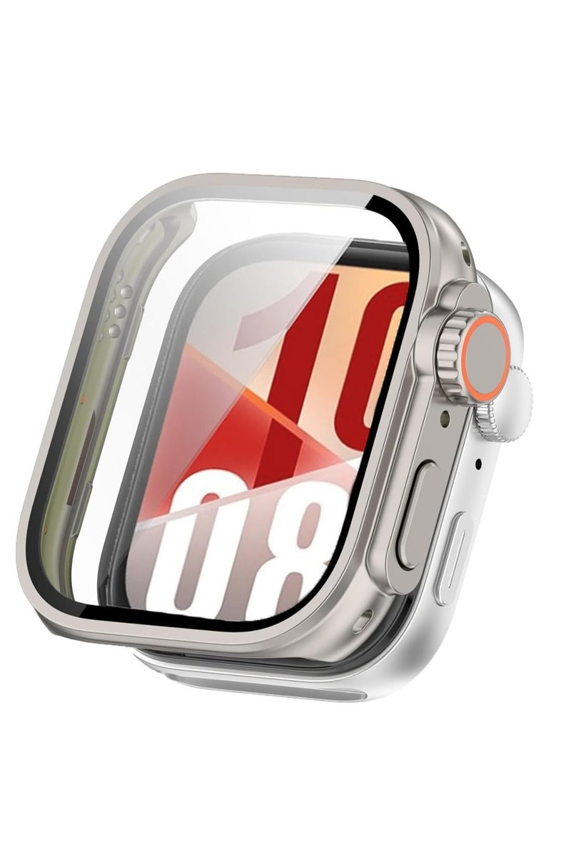 Case and Screen Protector for Huawei Watch Fit 4, All-around Anti Scratch Shockproof Protective Hard PC Full Cover Tempered Glass Compatible with Huawei Watch Fit 4  -star light - Image 1