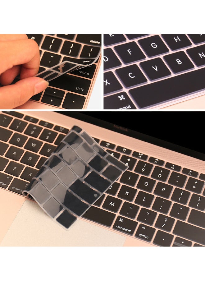 Generic - Macbook Pro M3pro Keyboard Protector Laptop Computer Protective Film Keyboard Sticker Cover-Color:Army Green-Dimensions:US Version 13air(A1932) - Image 1