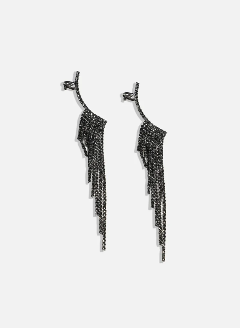 SOHI Sparkle Artificial Drop Earring Jewellery