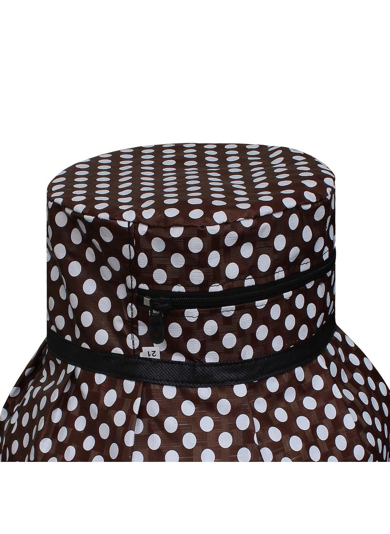 Star Weaves Star Weaves Polyester 2 Pieces DustWater Proof Lpg Gas Cylinder Cover Polka Dots Kum28  - Image 3