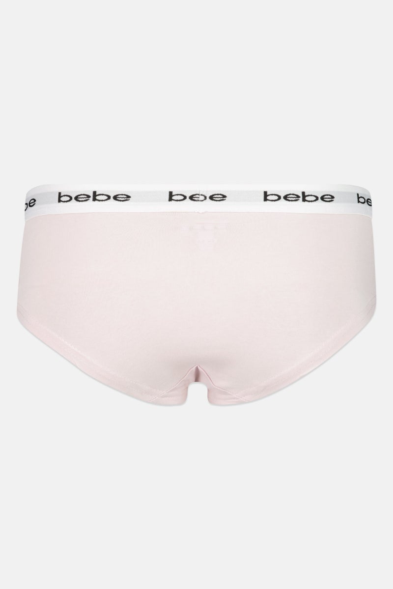 bebe Women 3 Pieces Brand Logo Briefs, Multicolor - Image 5