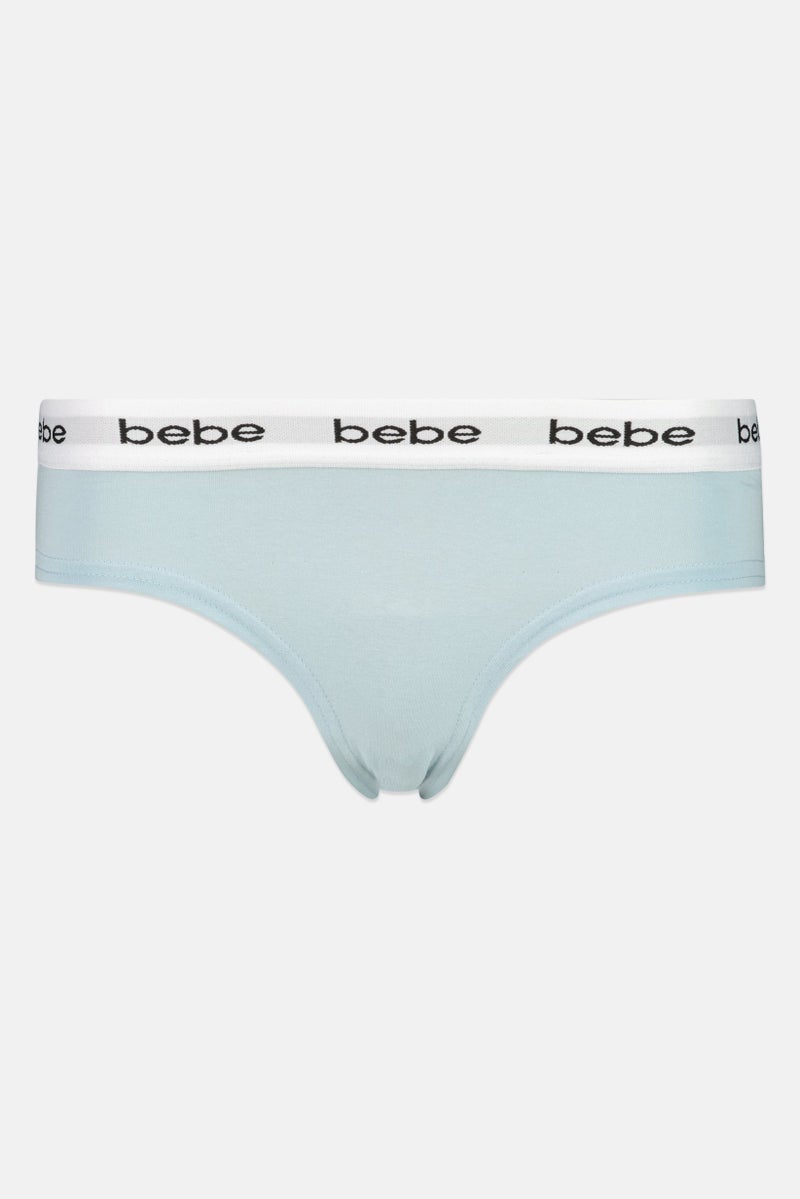 bebe Women 3 Pieces Brand Logo Briefs, Multicolor - Image 4