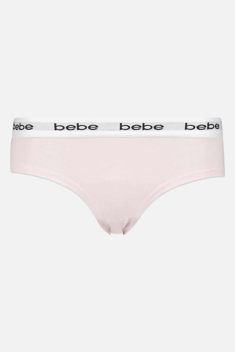 bebe Women 3 Pieces Brand Logo Briefs, Multicolor - Image 2