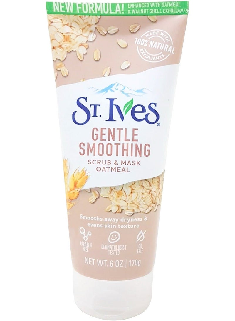 ST. Ives Stives Scrub & Mask Oatmeal 170 Gm (Packaging May Vary) - Image 2