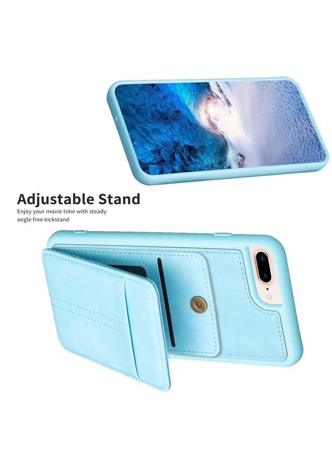 اس-توب جراب لهاتف iPhone 8 Plus / 7 Plus BF28 جراب هاتف غير لامع مع حامل للبطاقات - Image 5