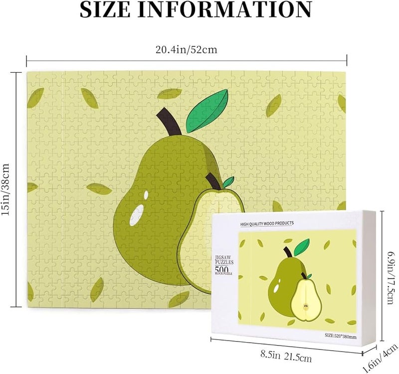 لغز بانوراما كرتون فايه الكمثرى 500 قطعة ديكور المنزل هدية حفلة عيد الميلاد 20.4 × 15 - Image 5