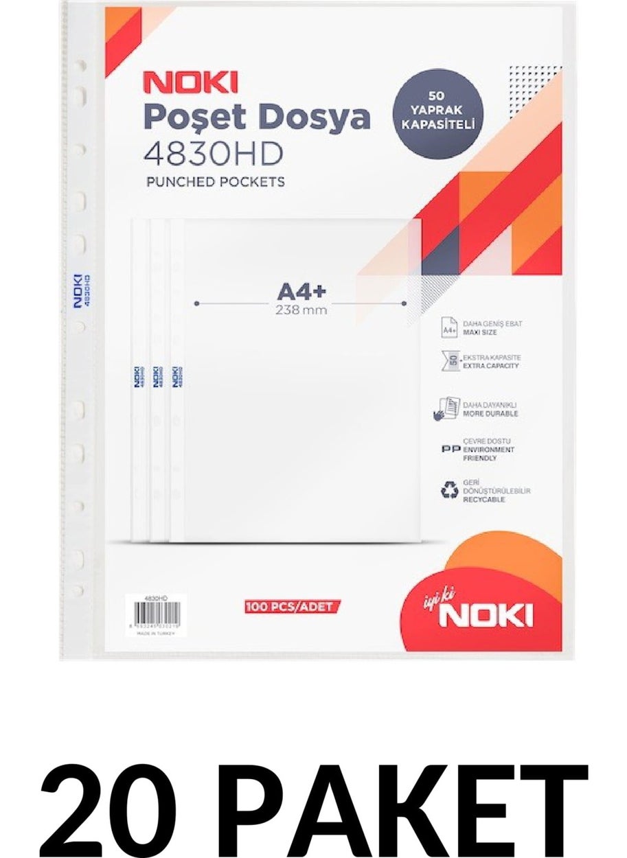 Noki - 20 Pack 4830-HD 100 Bag Files - Image 1