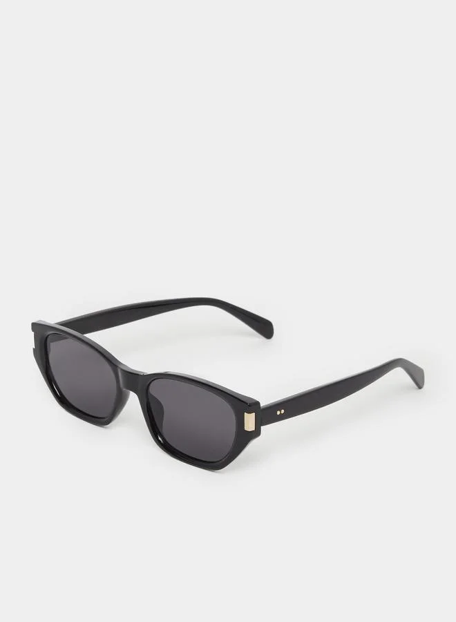 Styli Styli Metallic Accent Cat Eye Sunglasses