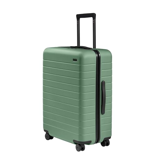 Away Medium Checked Luggage, Lightweight Hard Shell Suitcase with Spinner Wheels, Durable Rolling Luggage, TSA Lock, 26 Inch, Sea Green - Image 3