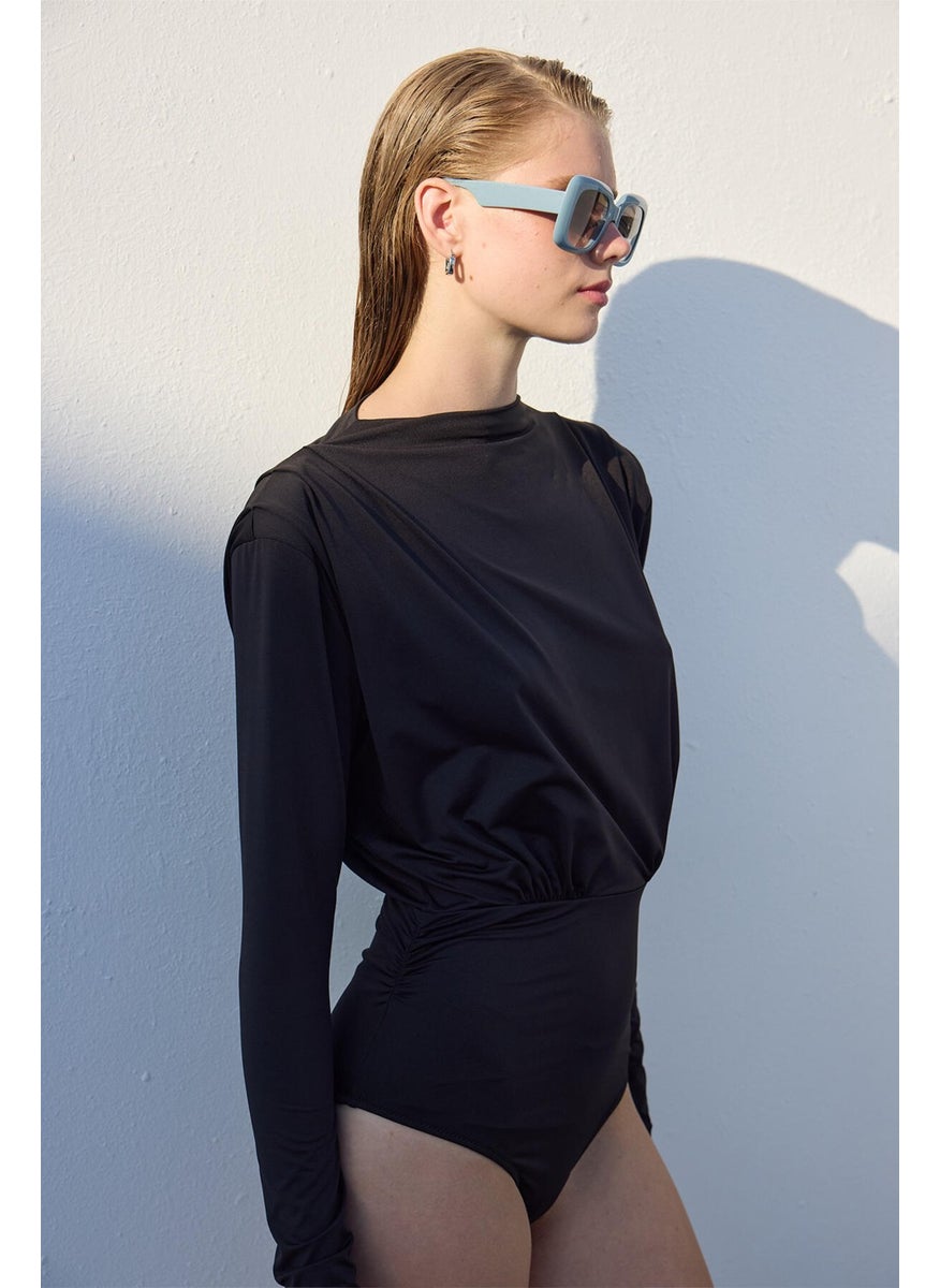 Manuka - Padded Stylish Swimsuit Black - Image 1