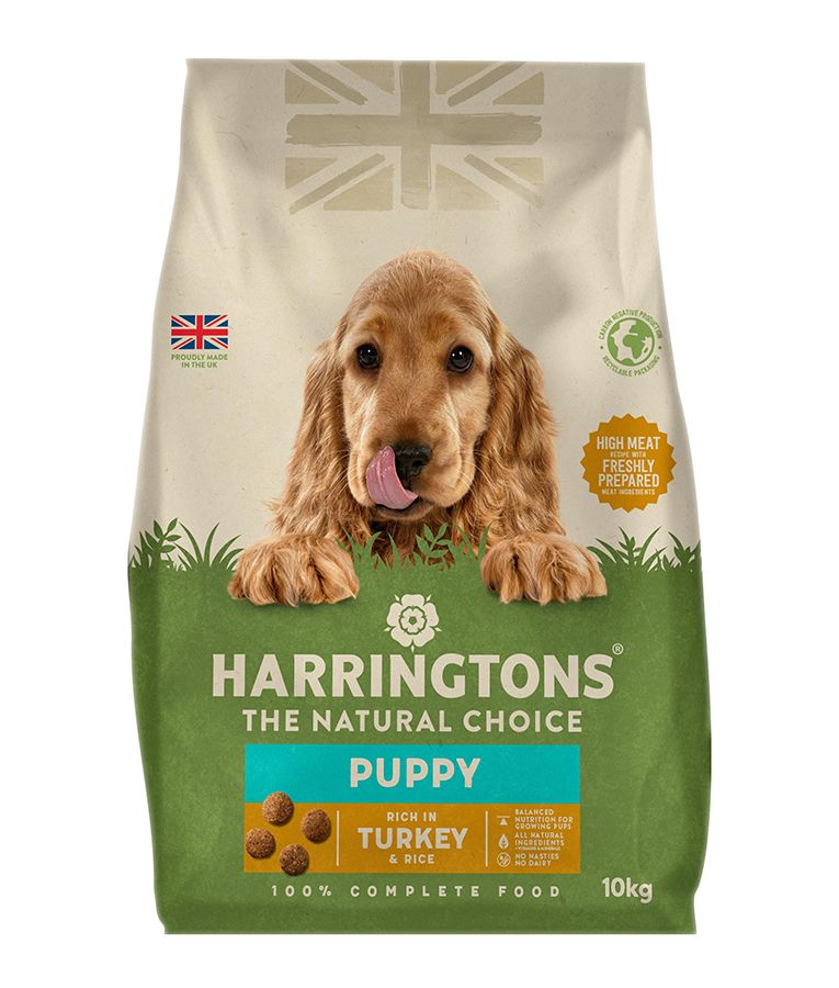 Harringtons Complete Turkey & Rice Dry Puppy Food
10kg - Image 1