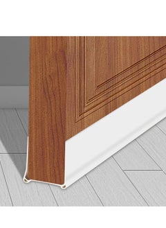 KASTWAVE Door Draft Stopper Cuttable Under Seal Strong Adhesive for Bottom of Exterior Interior Doors 96CM Length  - Image 1