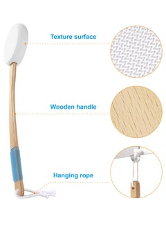 Aroura Premium Lotion Applicator For Back | Easy Reach | Self-Application of Cream Sunscreen Self Tanner | Includes 1 Applicator Handle, 3 Pads  - Image 3