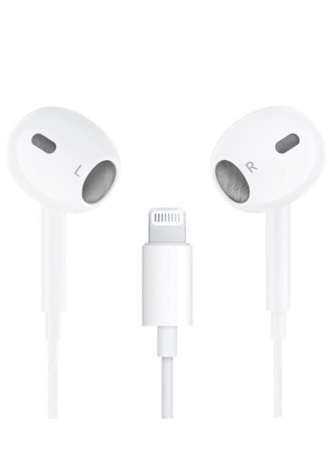 ELTRAZONE - Apple Earbuds Headphones Wired with Lightning Connector[Apple MFi Certified] iPhone Earphones Compatible with iPhone 14/13/12/SE/11/XR/XS/X/8/7-All iOS(Built-in Microphone & Volume Control) - Image 1