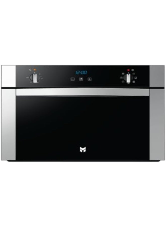 Meneghetti Digital Built-in Gas Oven with Gas Grill 91 L 90 cm Black