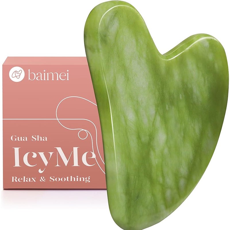 بايمي BAIMEI Gua Sha Facial Tool for Face and Body, Lymphatic Drainage Massage Tool for Deep Tissue of Tensions and Pains - Image 1