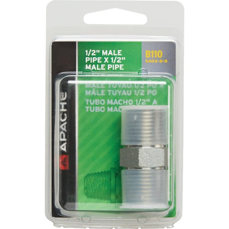 APACHE محول هيدروليكي نمط 5404 12 أنبوب ذكر x 12 أنبوب ذكر Apache 39035452 - Image 2