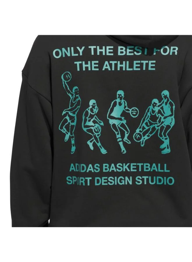 adidas Originals BLACK Only The Best For The Athlete Hoodie  | Best Price UAE