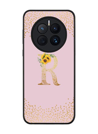 Rugged Black edge case for Huawei Mate 50 Slim fit Soft Case Flexible Rubber Edges Anti Drop TPU Gel Thin Cover - Custom Monogram Initial Letter Floral Pattern Alphabet - R (Pink ) - pzsku/Z29908C0513ABD67FD15BZ/45/_/1676384662/cb36ec8a-221e-4429-a5d4-5d4281f0fa18
