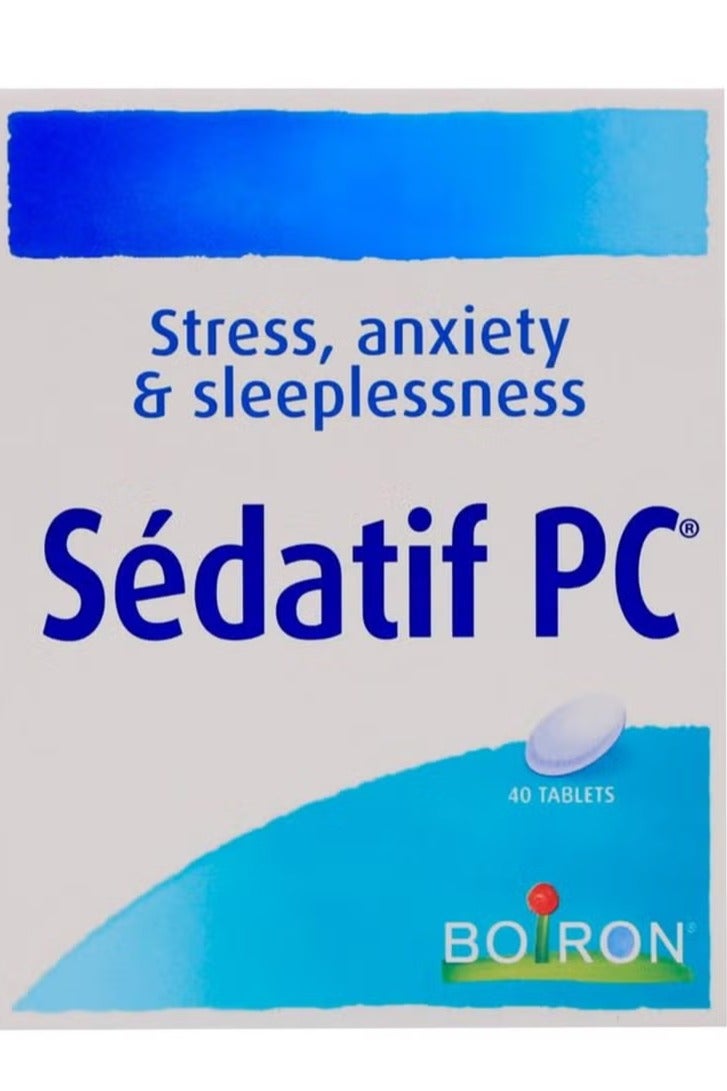 Boiron Sedatif PC Anxiety, Sleeplessness & Stress Relief Tablets 40's - Image 1