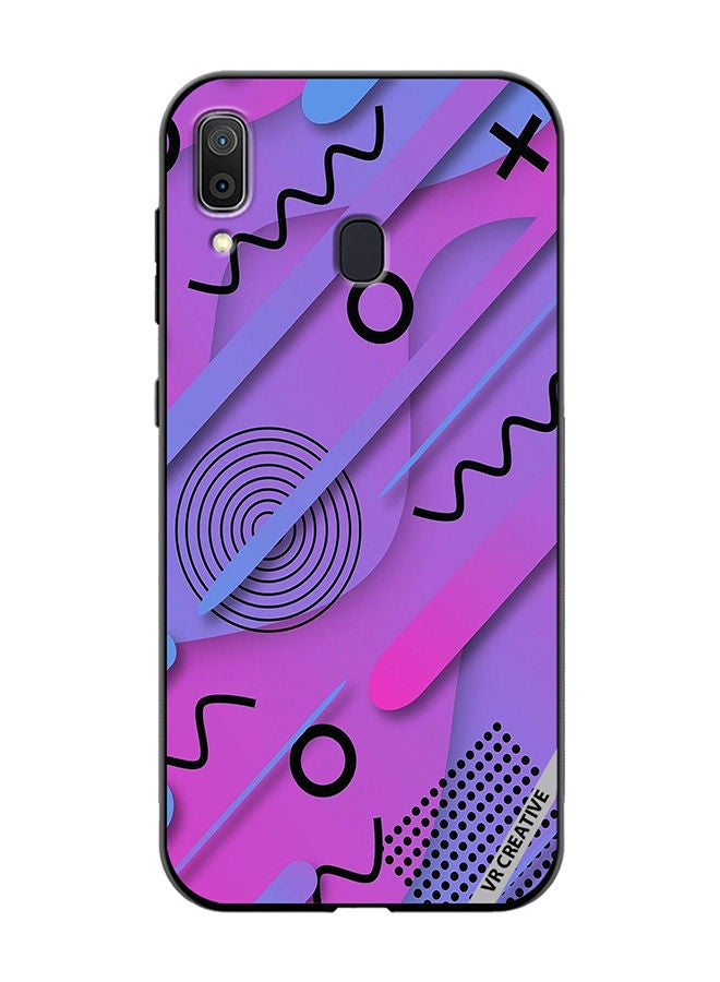 VR CREATIVE Protective Case Cover For Samsung Galaxy A30 Layers With Xo Design Multicolour - Image 1