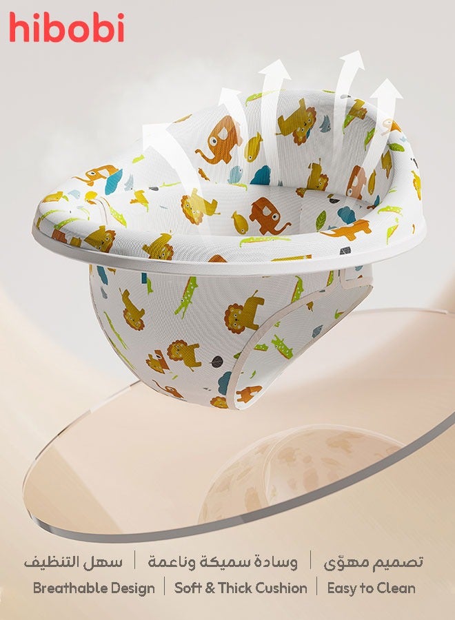 hibobi Baby Walker Foldable 3-in-1, Music Toys, Seat & Table Mode, Anti-Rollover Design with 3 Adjustable Heights, 6–36 Months - Image 4