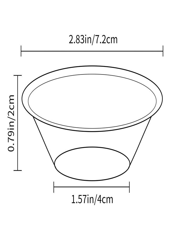 GUZE-US U D Disposable Egg Tart Molds for Baking, 2.8 inch U D Tart, Aluminum Foil Bakeware for Baking, Making Tarts, Quiche Pie, Caramel Pudding, Etc. - Image 5