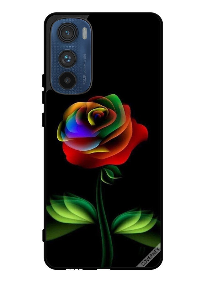 Covernex Protective Case Cover For Motorola Edge 30 Rainbow Color Rose - Image 1