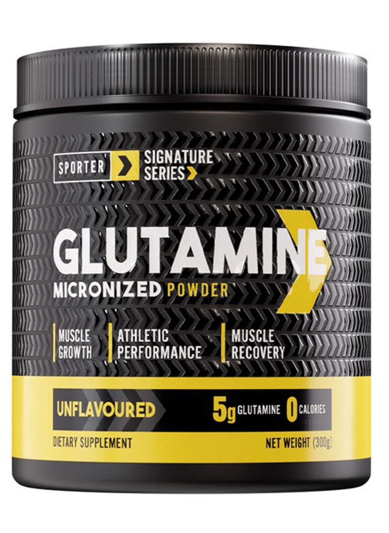 SPORTER Sporter L-glutamine Powder 60 Servings Pure Micronized Glutamine Per Serving Unflavored And Easy To Mix  - Image 1