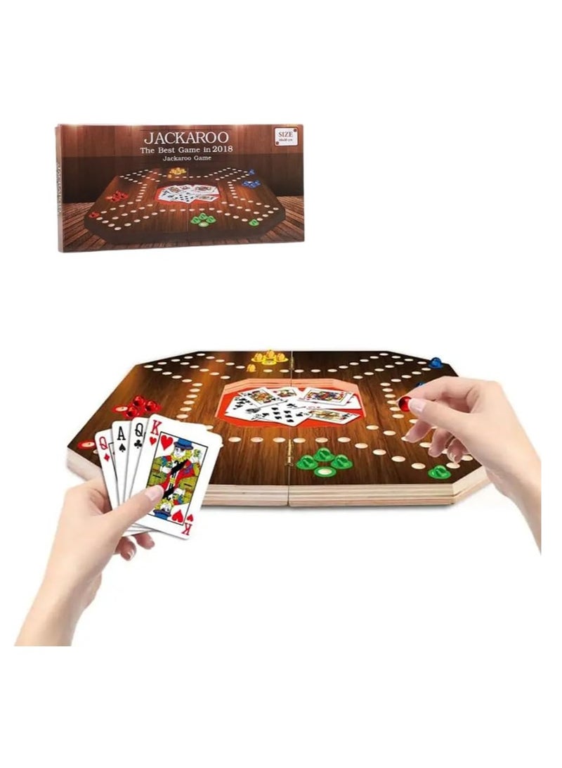 Jackaroo Board Game Interactive Family Fun, 45x45 cm, Classic Card Game and Board Game for Adults & Kids – Ideal for Family Games, Board Games for Adults, Games for Kids, and Games for Families - Image 1