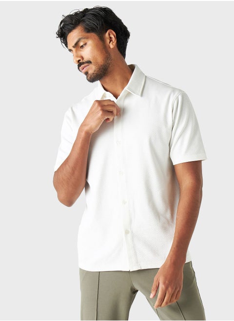 Textured Regular Fit Shirt