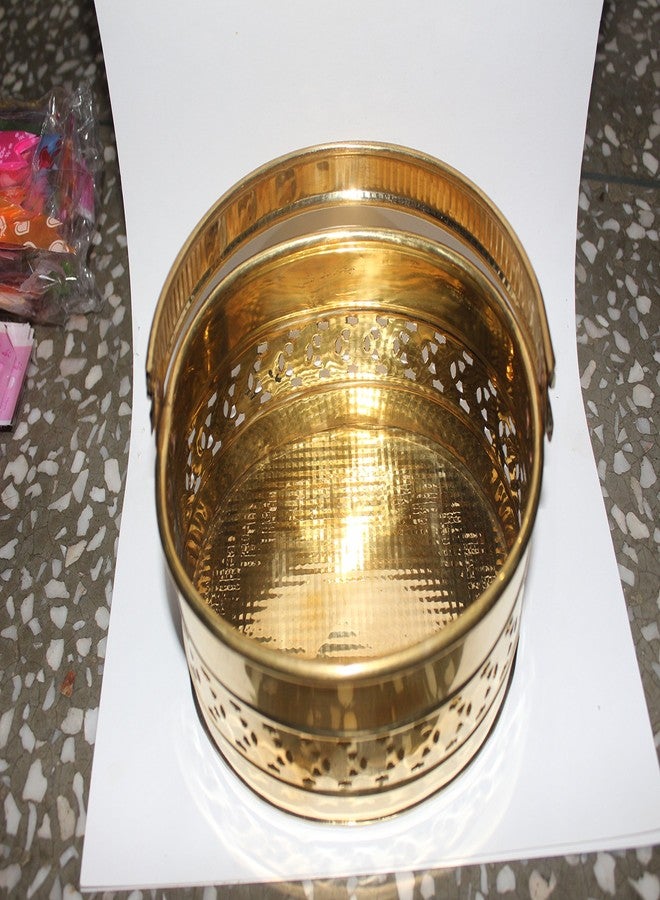 Odishabazaar Brass Pooja Flowers Basket (#69) - Image 2