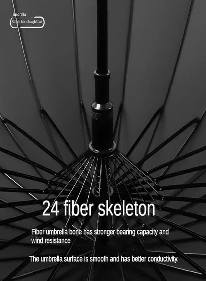 ACROWN 24-Rib LARGE Luxury Look UMBRELA | Windproof & Waterproof Premium Look Big Size Coverage Umbrella | Automatic Open Oversize Anti-UV Straight Umbrella - Image 4
