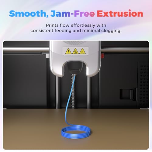 FLASHFORGE Silk Dual Color Filament, Blue to Silver Gradient, Smooth Color-Changing 3D Printer Filament 1kg (2.2lbs) Spool, 3D Printing Filament Easy to Use and Fits for Most FDM 3D Printers - Image 5