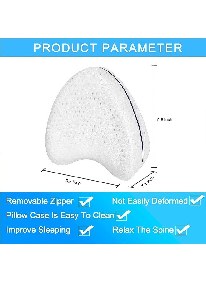 Generic KEDUODUO Knee Pillow, Ergonomic Memory Foam Contour Leg Positioner Pillow, Leg Pillow for Side Sleep  - Image 2