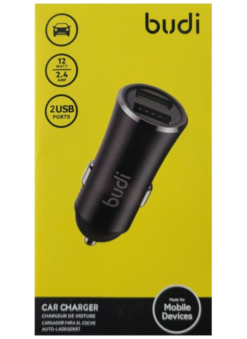 budi - Car Charger With USB 12W - Image 1