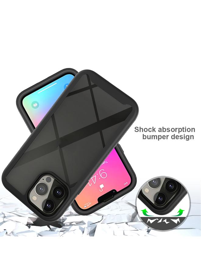 زبون جراب لهاتف iPhone 13 Pro Max Starry Sky بلون سادة مقاوم للصدمات من البولي كربونات + جراب واقٍ من مادة TPU - Image 5