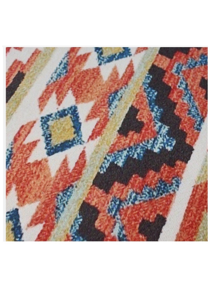 Anna 80*120cm Vintage Persian Style Living Room Carpet - Soft, Washable, Non-Slip, Stain Resistant, Easy to Maintain for Bedroom and Lounge - Image 3