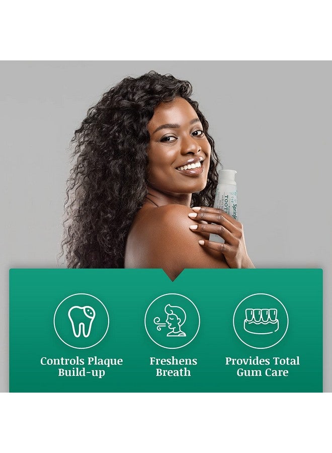 سبرين جين معجون أسنان سبرينجين الطبيعي الخالي من الفلورايد لأسنان ولثة صحية | معجون أسنان طبيعي لحماية الأسنان من التسوس | عبوة من قطعتين - Image 3